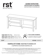 rst brands SL-MCON-15 Instructions D'assemblage