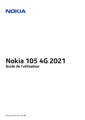 Nokia 105 4G 2021 Guide De L'utilisateur