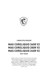 MSI MAG CORELIQUID 240R V2 Guide De L'utilisateur