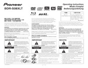 Pioneer BDR-S08XLT Mode D'emploi