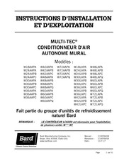 Bard MULTI-TEC W48AAPQ Instructions D'installation Et D'exploitation