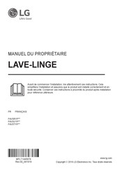 LG F4V5VYP Série Manuel Du Propriétaire