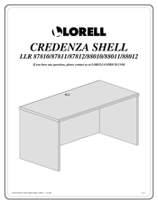 Lorell LLR 88011 Instructions D'assemblage