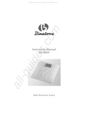 Binatone BS-8024 Notice D'utilisation