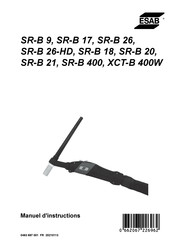 ESAB SR-B 26-HD Manuel D'instructions