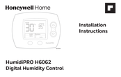 Honeywell Home HumidiPRO H6062 Notice D'installation