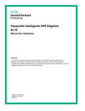 HPE Edgeline EL10 Manuel De L'utilisateur