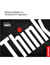 Lenovo ThinkPad X13 Yoga Gen 2 Guide D'utilisation