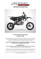 PROBIKE 125 Notice D'utilisation