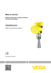 Vega VEGAPULS 62 Mise En Service