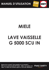 Miele G 5000 SCU IN Mode D'emploi