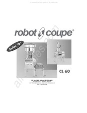 Robot Coupe CL 60 Notice D'instructions