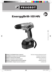 PEUGEOT EnergyDrill-1014N Manuel D'utilisation