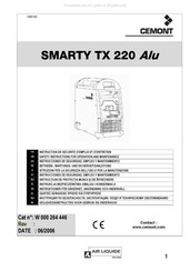 CEMONT SMARTY TX 220 Alu Instructions De Sécurité Et Mode D'emploi
