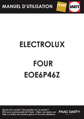 Electrolux EOE6P46Z Notice D'utilisation
