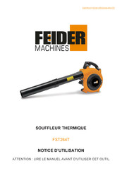 FEIDER Machines FST264T Notice D'utilisation