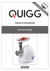 QUIGG VM2-FA Notice D'utilisation