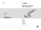 Bosch GWX Professional 9-125 Notice Originale