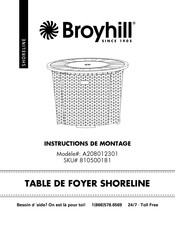 Broyhill Shoreline A208012301: 810500181 Instructions De Montage