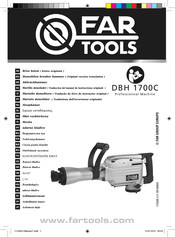 Far Tools DBH 1700C Notice Originale