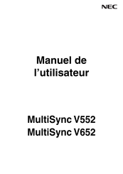 NEC V652 Manuel De L'utilisateur
