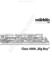 marklin H0 Class 4000 Big Boy Manuel D'instructions