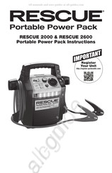 Rescue 2000 Manuel D'instructions
