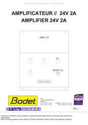 Bodet AMPLI 24 Manuel D'instructions