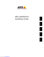 Axis Communications 209FD-R Guide D'installation