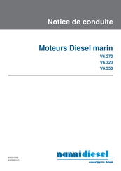 Nanni Diesel V6.320 Guide De Conduite
