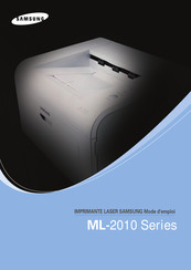 Samsung ML-2010 Serie Mode D'emploi