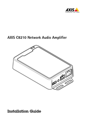 Axis C8210 Guide D'installation