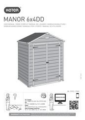 Keter MANOR 6x4DD Mode D'emploi