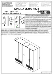 Forma Ideale MASILIA 5K4FO H224 Instructions D'assemblage