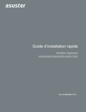 ASUSTOR AS6204RD Guide D'installation Rapide