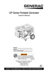 Generac GP9200E Mode D'emploi