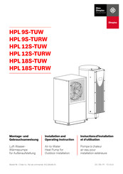 Glen Dimplex HPL 9S-TURW Instructions D'installation Et D'utilisation