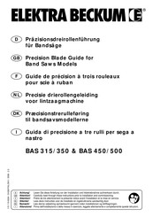 Elektra Beckum BAS 450 Guide