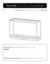 Southern Enterprises CK1005403 Instructions D'assemblage