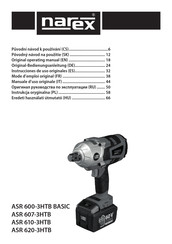 Narex ASR 610-3HTB Mode D'emploi Original