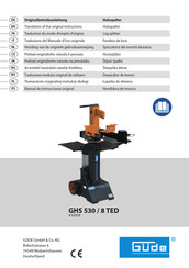 Güde GHS 530 / 8 TED Traduction Du Mode D'emploi D'origine