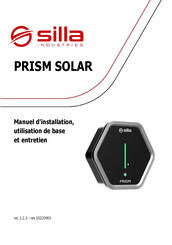 SILLA PRISM SOLAR Manuel D'installation, Utilisation & Entretien