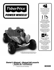 Fisher-Price POWER WHEELS BCK89 Guide De L'utilisateur