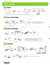 Epson WF-5190 Point De Départ