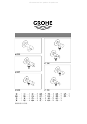 Grohe 41 205 Manuel D'utilisation