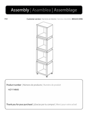 SEI Furniture HZ1114643 Instructions D'assemblage