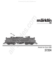 marklin H0 1600 Serie Manuel D'instructions