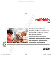 marklin H0 78070 Manuel D'instructions