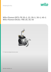 Wilo Flumen EXCEL-TRE 20 Notice De Montage Et De Mise En Service