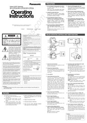 Panasonic WV-CP230 Manuel D'utilisation